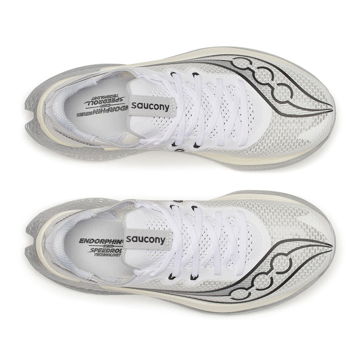 Saucony Endorphin Pro 5 Womens | White/black