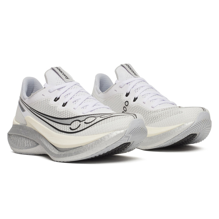 Saucony Endorphin Pro 5 Womens | White/black
