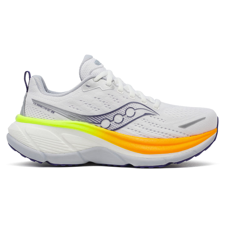Saucony Hurricane 25 Womens | White/frigid