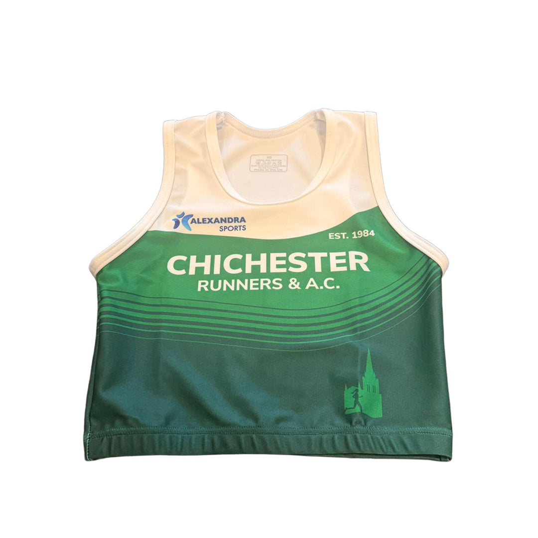 Chichester Crop Top Womens | White/green
