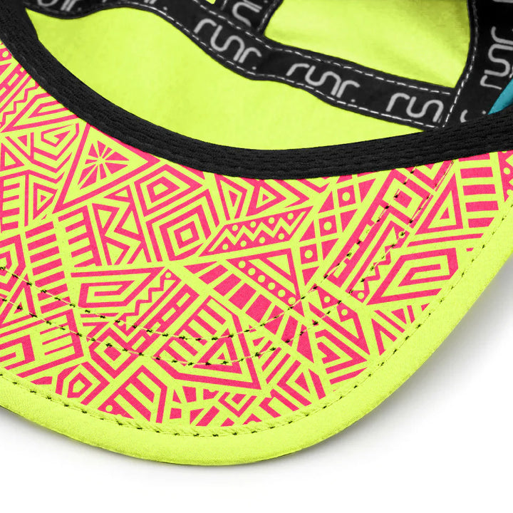 Runr technical running cap underside#colour_amsterdam