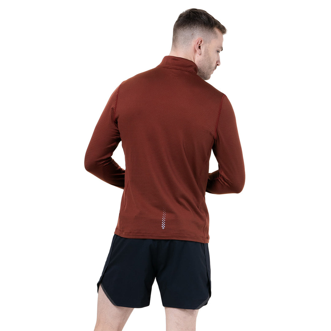 Ronhill Tech Winter 1/2 Zip Mens | Chestnut/Oxide