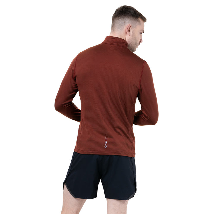 Ronhill Tech Winter 1/2 Zip Mens | Chestnut/Oxide