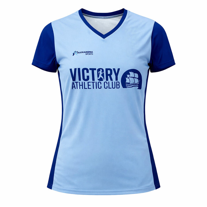 Victory Athletics Club Kit | Womens Short Sleeve V Neck Tee