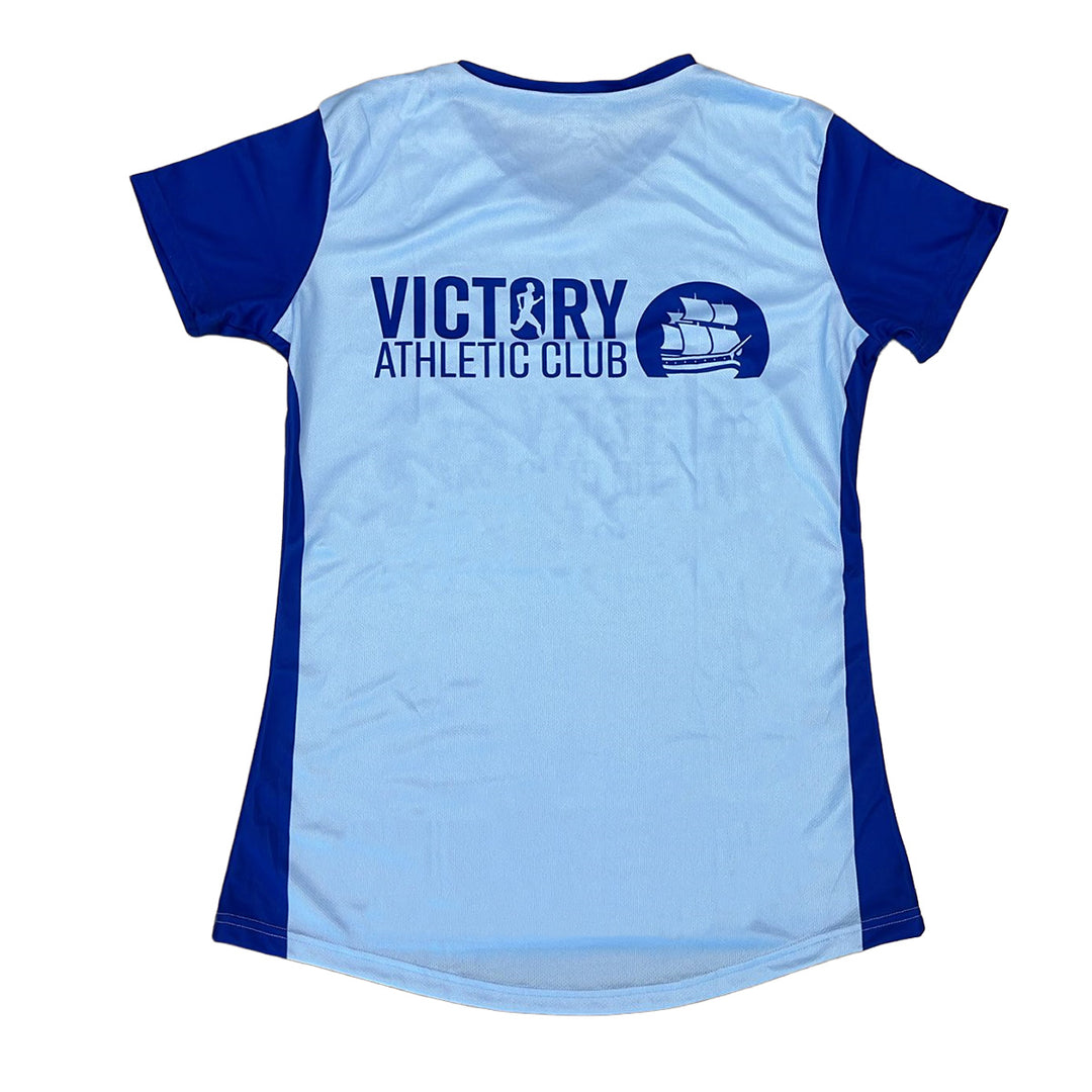 Victory Athletics Womens Short Sleeve V Neck Tee