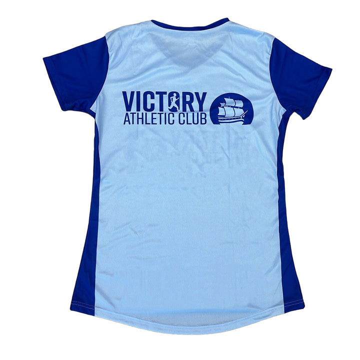 Victory Athletics Womens Short Sleeve V Neck Tee