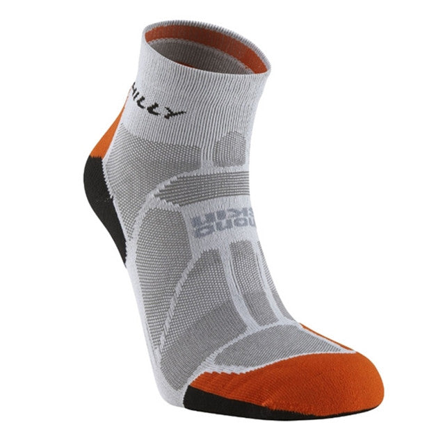 Hilly Marathon Fresh Anklet Grey/Orange/Black
