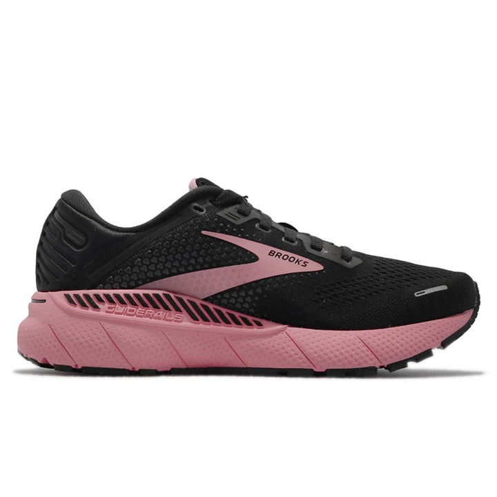 Brooks Adrenaline GTS 22 Womens | Black/dianthus/silver