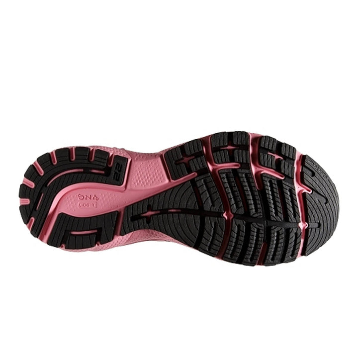 Brooks Adrenaline GTS 22 Womens | Black/dianthus/silver