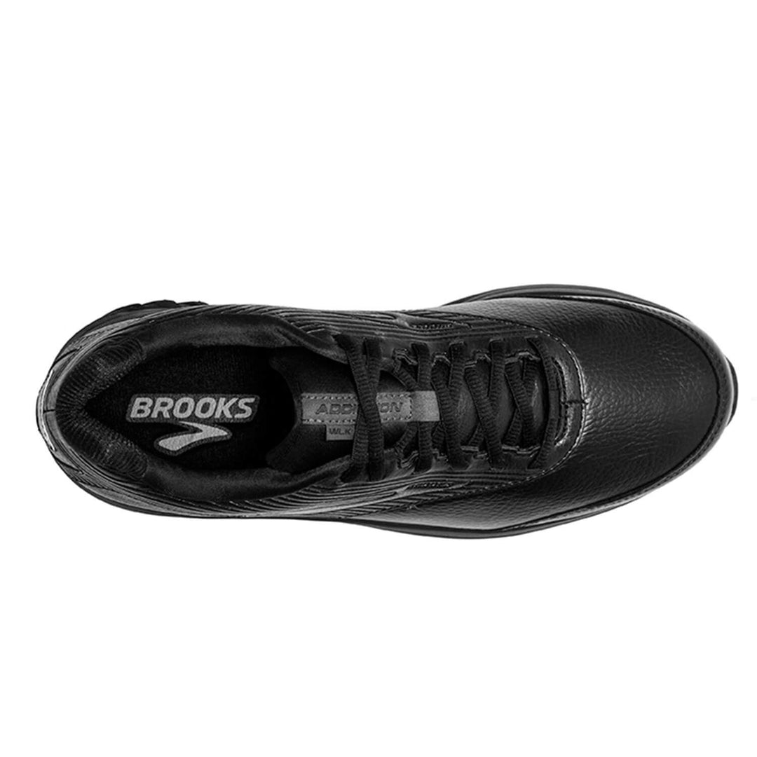 Brooks Addiction Walker 2 Mens Walking Shoes | Black top view