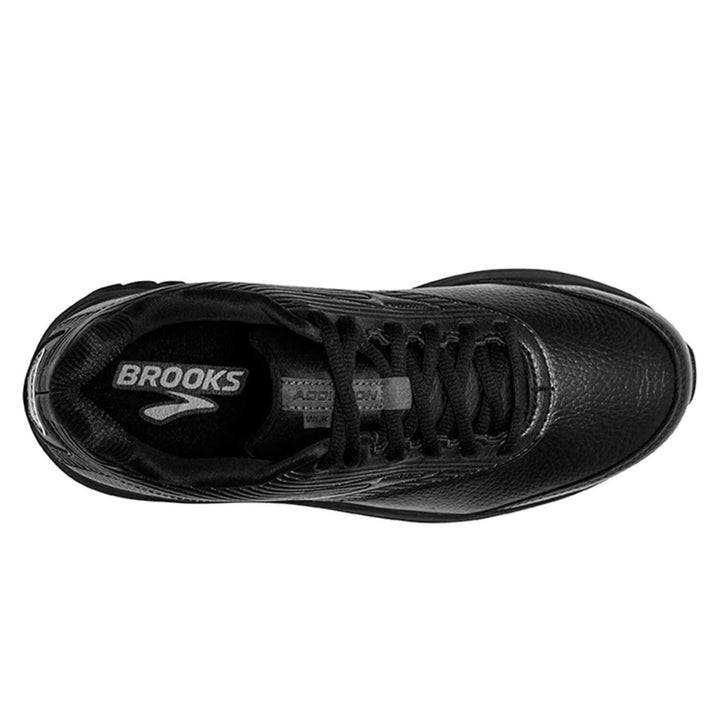 Brooks Addiction Walker 2 Womens Walking Shoes Black top view