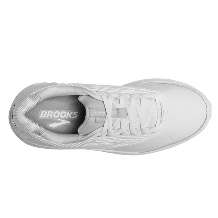 Brooks Addiction Walker 2 Womens Walking Shoes White top view