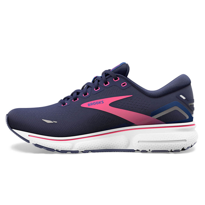 Brooks Ghost 15 Womens | Peacoat/blue/pink