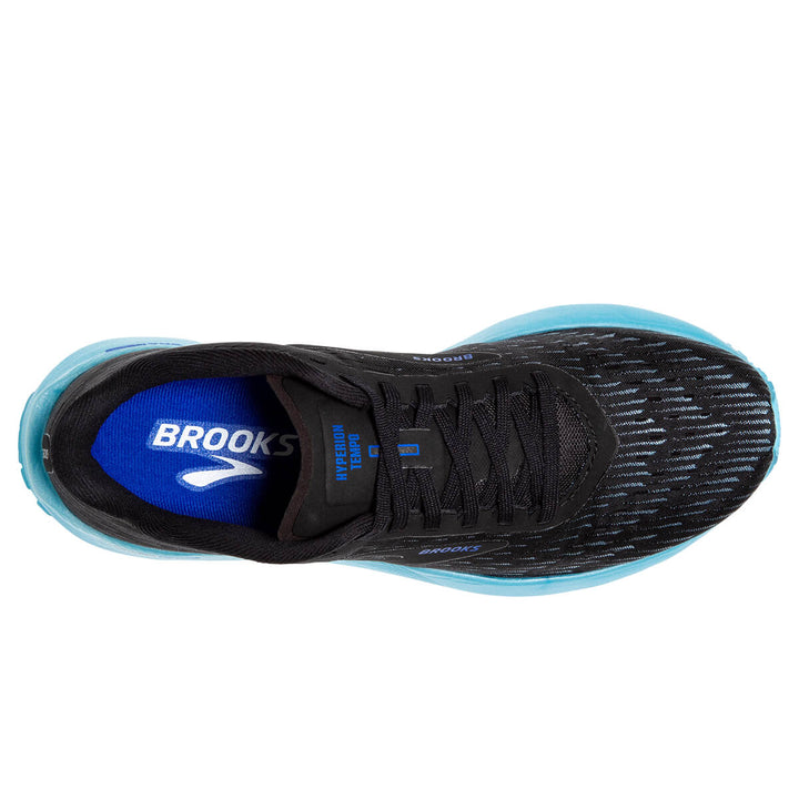 Brooks Hyperion Tempo Mens | Black/iced Aqua/blue