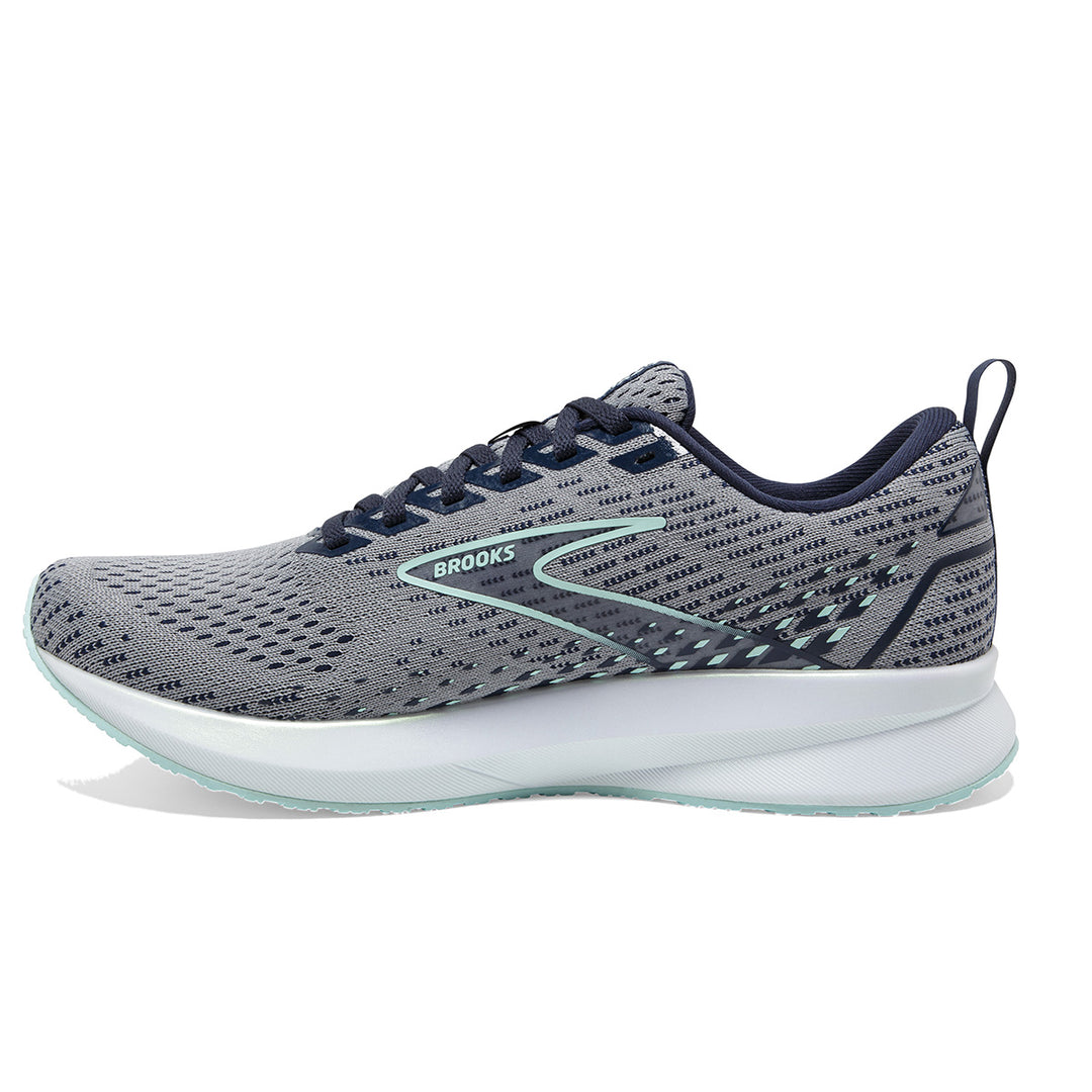 Brooks Levitate 5 Womens | Grey/peacoat/blue Light