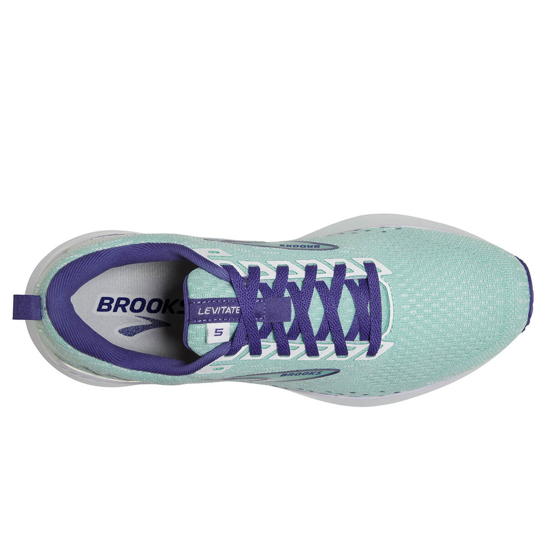 Brooks Levitate GTS 5 Womens | Yucca/navy Blue/white