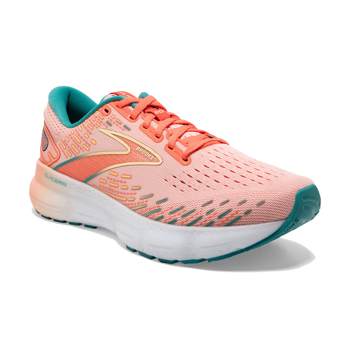 Brooks Glycerin 20 Womens | Tropical Peach/fusion Coral/latigo Bay