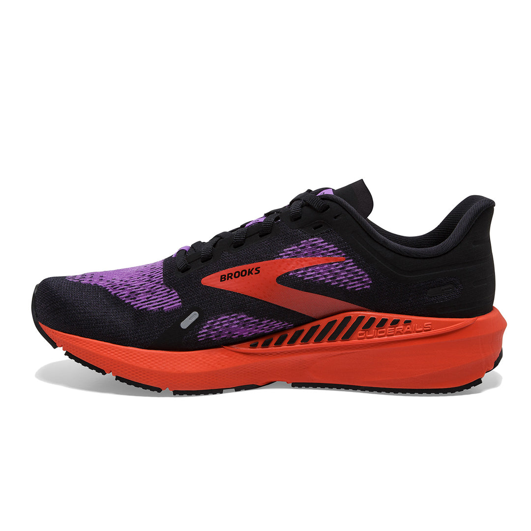 Brooks Launch GTS 9 Womens | Black/bellflower/fiesta