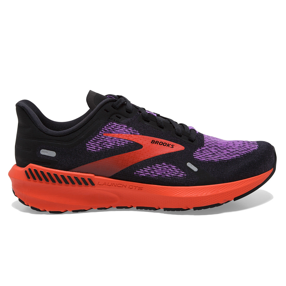 Brooks Launch GTS 9 Womens Black bellflower fiesta Alexandra