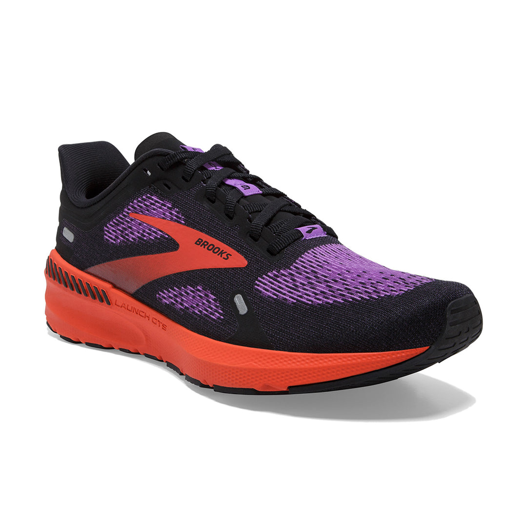 Brooks Launch GTS 9 Womens | Black/bellflower/fiesta