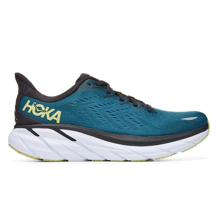 Hoka Clifton 8 Wide Mens | Blue Coral / Butterfly