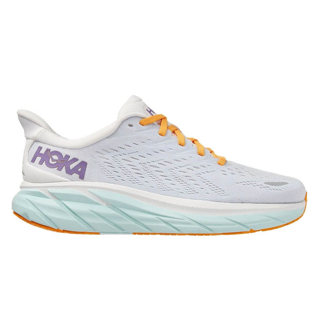 Hoka Clifton 8 Wide Womens | Blanc De Blanc / White