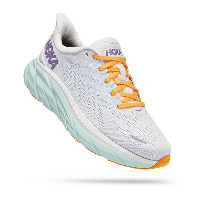 Hoka Clifton 8 Wide Womens | Blanc De Blanc / White