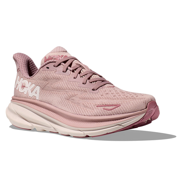 Hoka Clifton 9 Womens | Pale Mauve / Peach Whip