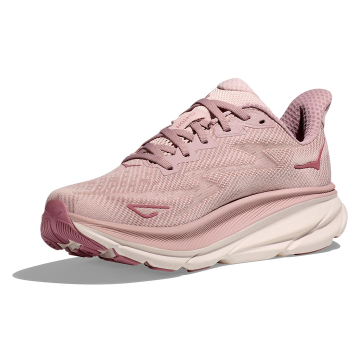 Hoka Clifton 9 Womens | Pale Mauve / Peach Whip