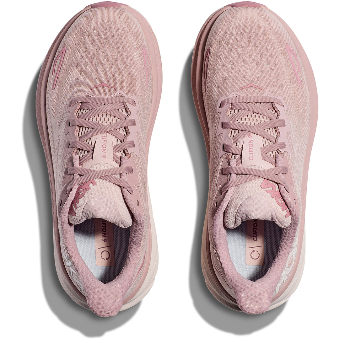 Hoka Clifton 9 Womens | Pale Mauve / Peach Whip