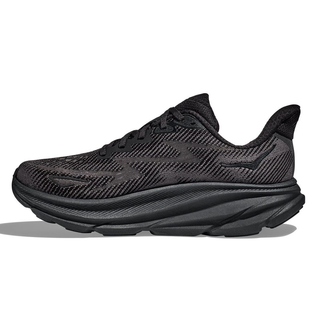 Hoka Clifton 9 Womens | Black / Black