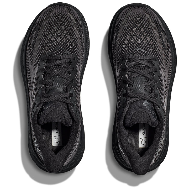 Hoka Clifton 9 Womens | Black / Black