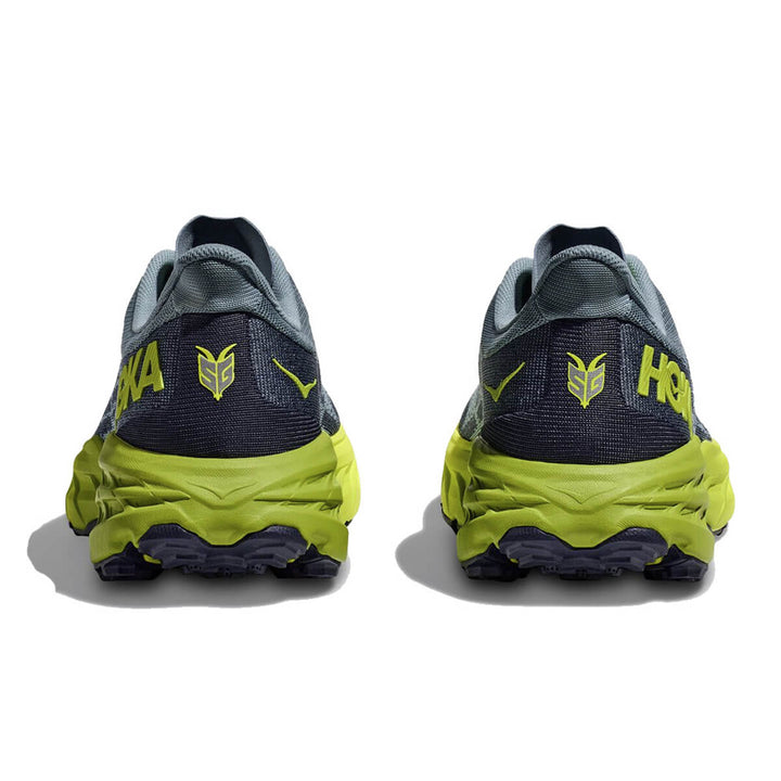 Hoka Speedgoat 5 Mens | Stone Blue / Dark Citron