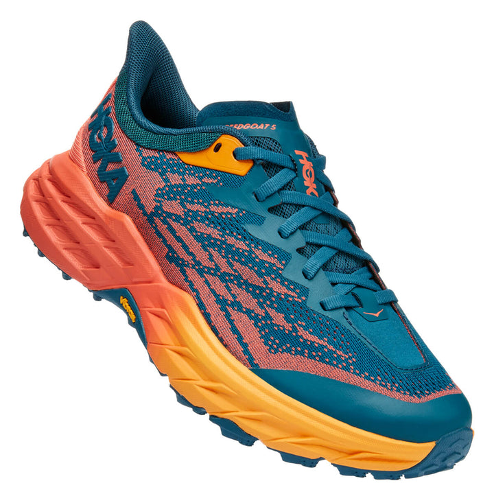 Hoka Speedgoat 5 Wide Womens | Blue Coral / Camellia