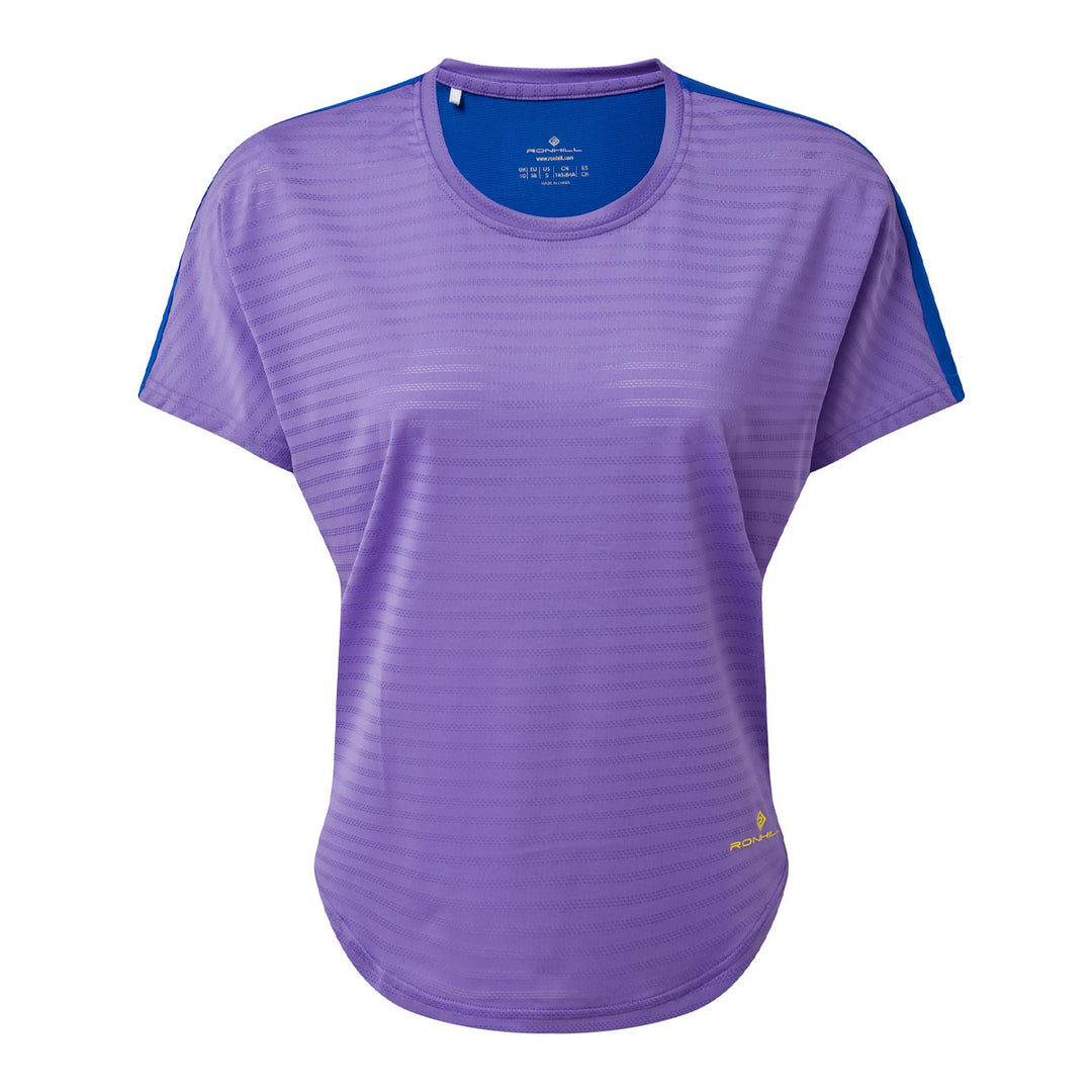 Ronhill Life Agile S/S Tee Womens | Lilac/azurite