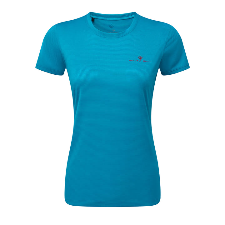 Ronhill Tech Short Sleeve Tee Womens | Kingfisher/grape