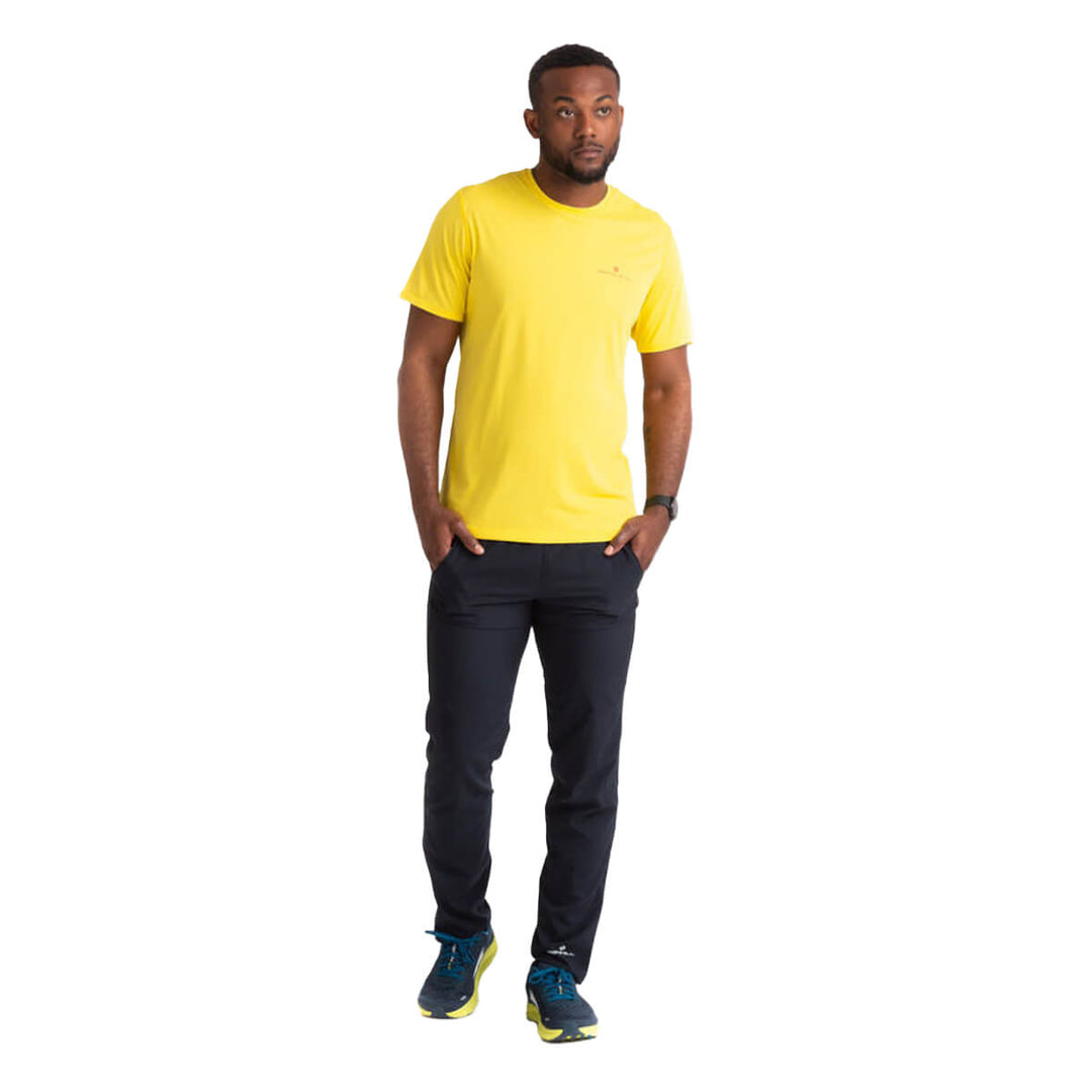 Ronhill Core S/S Tee Mens | Sulphur/firecracker