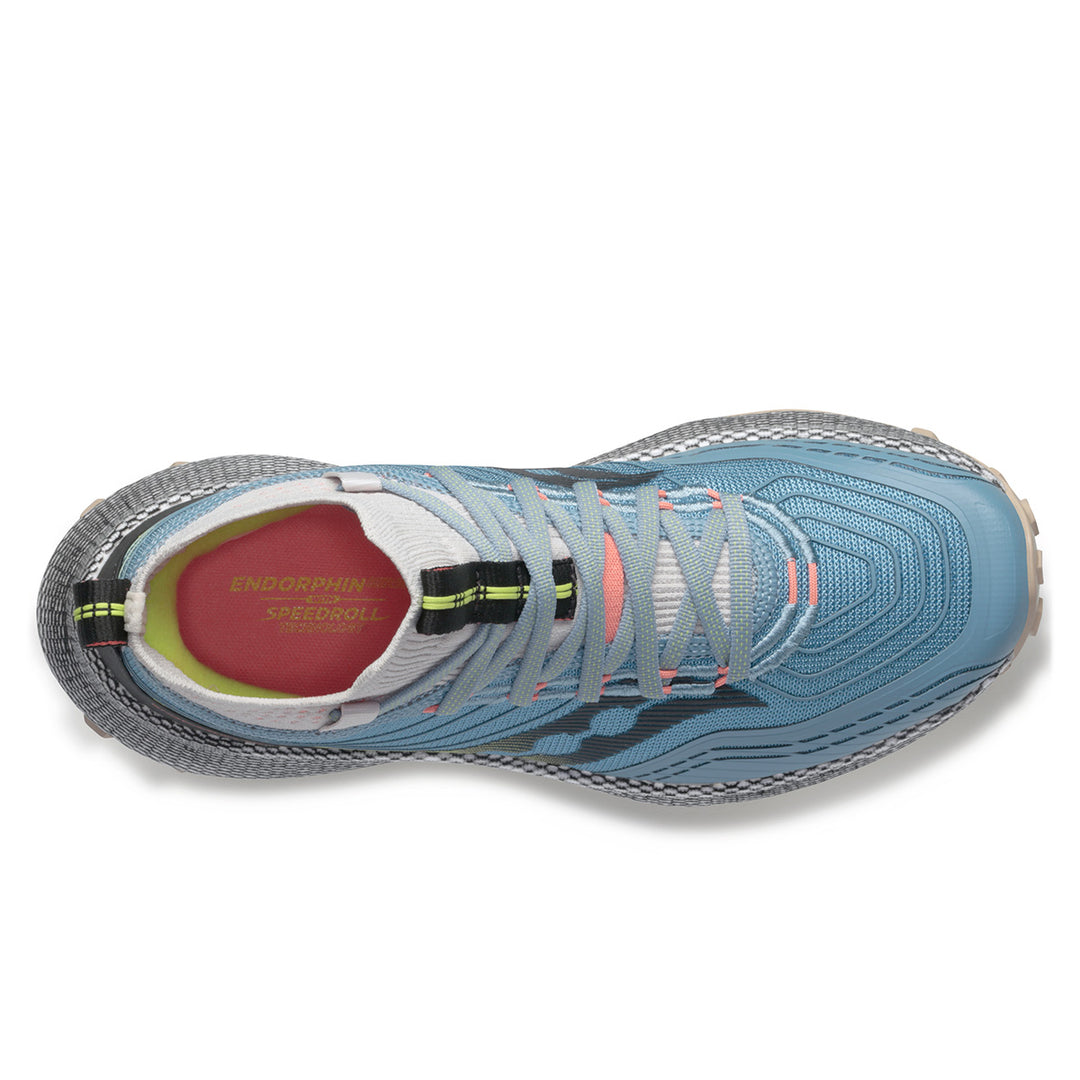 Saucony Endorphin Trail Mid Womens | Slate/coral