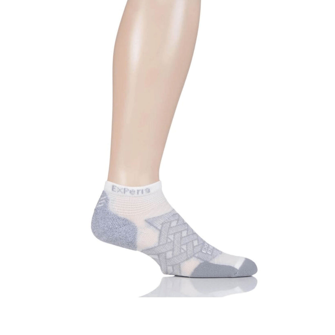 Thorlos Experia Energy Compression Micro Mini on leg white