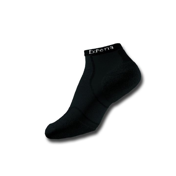 Thorlos Experia Coolmax Micro Mini Running Socks | all black